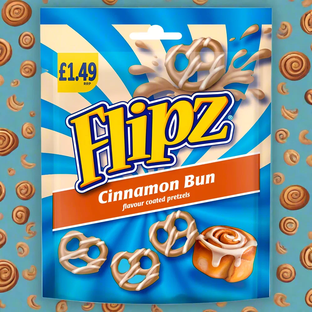 Flipz Cinnamon Bun 80g