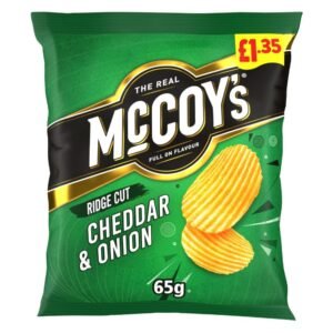 McCoys Cheddar&Onion 65g