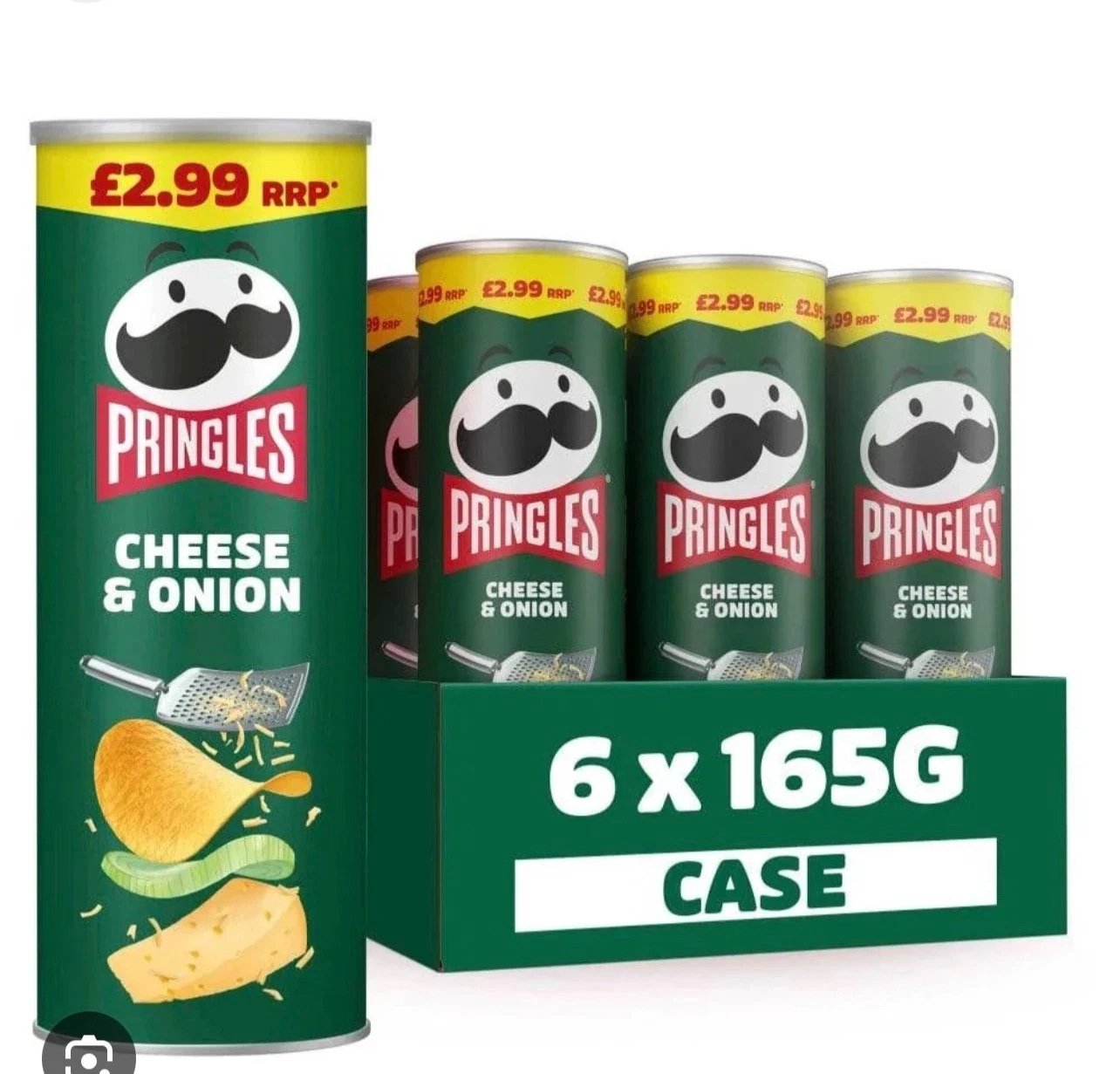 Pringles Cheese&Onion 165g