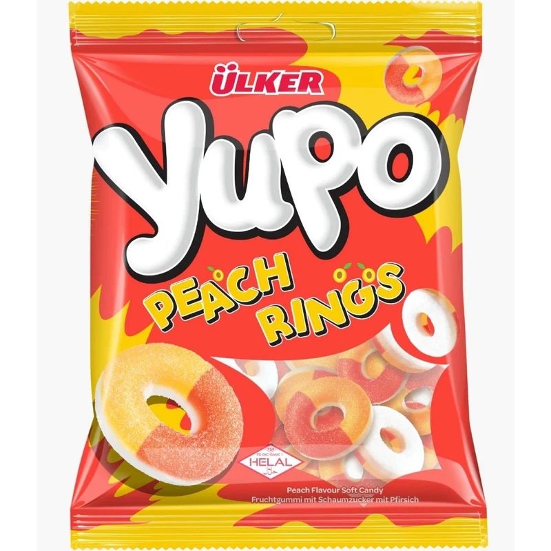 Ulker Yupo Peach Ring 80g